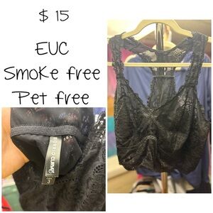 Torrid Black Lace Sleeveless Top